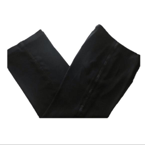 Vintage Lillie Rubin Wide Leg Tuxedo Pants 10 - Picture 2 of 5